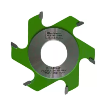   Nutfräser, 100x8x30mm, Bohrung 30mm, Z6, Hartmetall (HW), mit gelöteten Schneiden, stapelbar