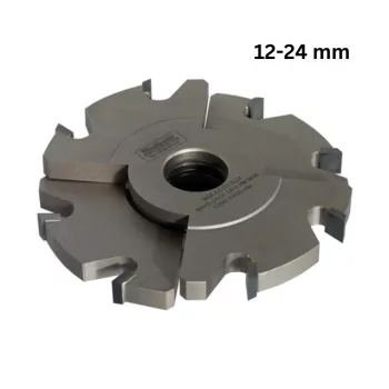   Verstellnutfräser, 150x12-24x30mm, Bohrung 30mm, Z8, Hartmetall (HW), mit gelöteten Schneiden