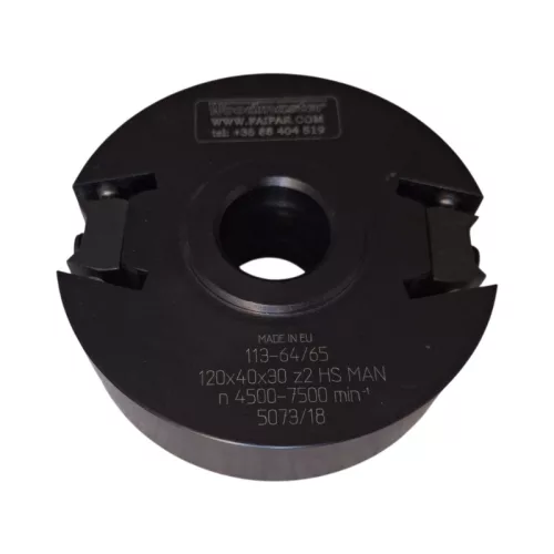 Universal Profilmesserkopf (Aluminium) mit Begrenzer, 120x40x30mm, Z2