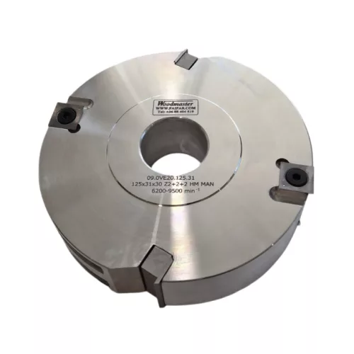 Ø125X31mm Falzmesserkopf mit Vorschneider mit geraden Messern