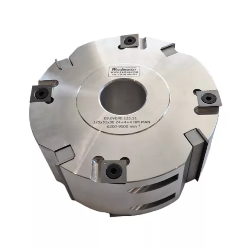 Ø125X51mm Falzmesserkopf mit Vorschneider mit geraden Messern