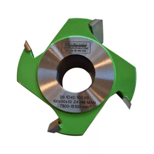 Ø100X50mm Falzfräser mit gekippten Messern