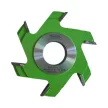 Kantengetriebefräser, 150x16,3x40mm, Bohrung 40mm, Z6, Hartmetall (HW), mit gelöteten Schneiden