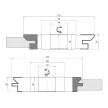 Nut-und-Federfräser-Satz, 125x26x30mm, Bohrung 30mm, Z3, Hartmetall (HW)