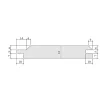Nut-und-Federfräser-Satz, 125x26x30mm, Bohrung 30mm, Z3, Hartmetall (HW)