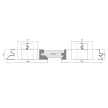Nut-und-Federfräser-Satz, 140x25x40mm, Bohrung 40mm, Z3, Hartmetall (HW)