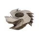 Minizinkenfräser, 125x7x40mm, Bohrung 40mm, Z4, Hartmetall (HW), mit gelöteten Schneiden, stapelbar