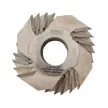 Minizinkenfräser, 125x7x40mm, Bohrung 40mm, Z4, Hartmetall (HW), mit gelöteten Schneiden, stapelbar