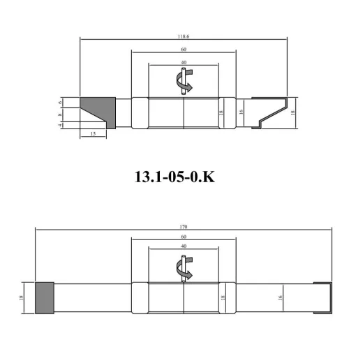 Zusatzset zur Herstellung von Türen mit Glaseinsätzen 05