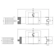 Nut-und-Federfräser-Satz, 125x28,5x40mm, Bohrung 40mm, Z3, Hartmetall (HW)