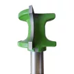 Konkaver Halbstabfräser (Radienfräser), R9.5mm, 37.5x30x12mm Oberfräser, Hartmetall (HW)