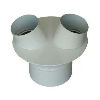 Schlauch Y-Adapter 180mm/2x120mm