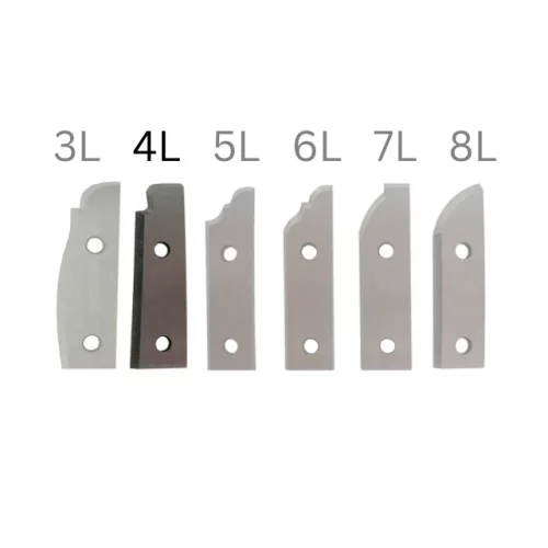 Wendeplatte für Abplattfräser mit Z2 No.4L