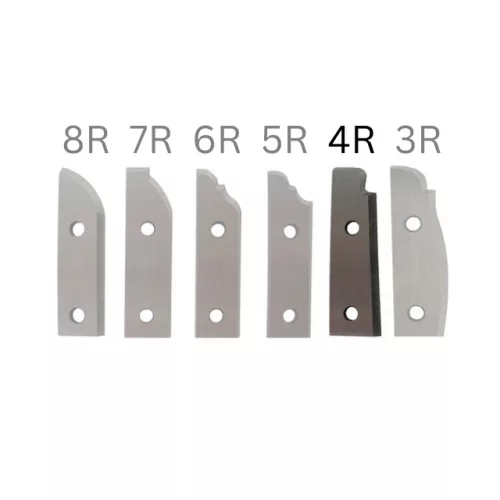 Wendeplatte für Abplattfräser mit Z2 No.4R