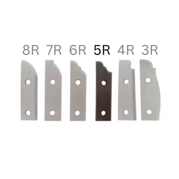 Wendeplatte für Abplattfräser mit Z2 No.5R