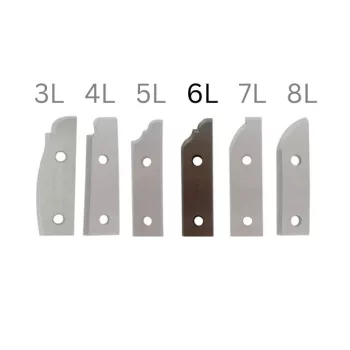 Wendeplatte für Abplattfräser mit Z2 No.6L