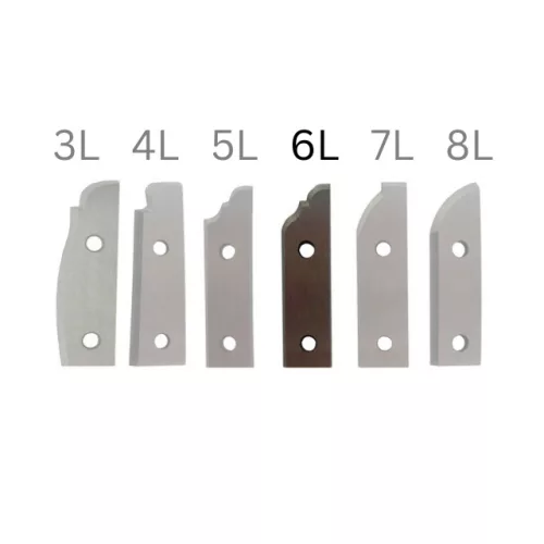 Wendeplatte für Abplattfräser mit Z2 No.6L