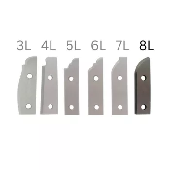 Wendeplatte für Abplattfräser mit Z2 No.8L