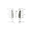 Konterprofil-Messerkopf und Abplatt-Messerkopf Satz, 120x40x30mm HSS no.1 + 160x14x55x30mm HSS no.3 L