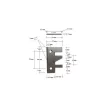 Konterprofil-Messerkopf und Abplatt-Messerkopf Satz, 120x40x30mm HSS no.5 + 160x14x55x30mm HSS no.5 L