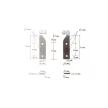 Konterprofil-Messerkopf und Abplatt-Messerkopf Satz, 120x40x30mm HSS no.2 + 160x14x55x30mm HSS no.7 L