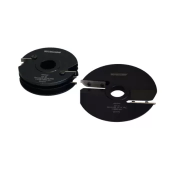   Abplatt-Messerkopf und Konterprofil-Messerkopf Satz R (recht, oben)