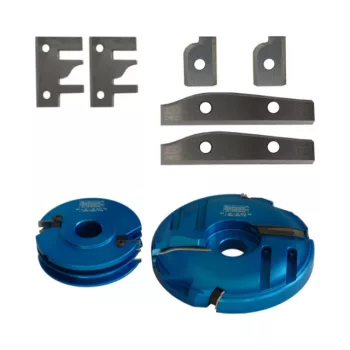  Abplatt-Messerkopf und Konterprofil-Messerkopf Satz R HS (HSS) No.03