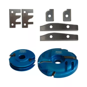   Abplatt-Messerkopf und Konterprofil-Messerkopf Satz R HS (HSS) No.04
