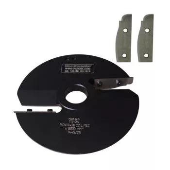   Abplatt-Messerkopf 160x14x55x30mm, Z2, Schnellarbeitsstahl (HSS), L (links, unten), no.3L