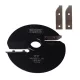 Abplatt-Messerkopf 160x14x55x30mm, Z2, Schnellarbeitsstahl (HSS), L (links, unten), no.7L