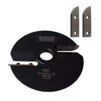   Abplatt-Messerkopf 160x14x55x30mm, Z2, Schnellarbeitsstahl (HSS), L (links, unten), no.8L