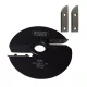 Abplatt-Messerkopf 160x14x55x30mm, Z2, Schnellarbeitsstahl (HSS), L (links, unten), no.8L