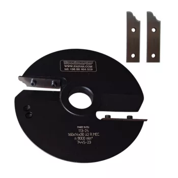   Abplatt-Messerkopf 160x14x55x30mm, Z2, Schnellarbeitsstahl (HSS), R (recht, oben), no.5R