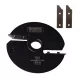 Abplatt-Messerkopf 160x14x55x30mm, Z2, Schnellarbeitsstahl (HSS), R (recht, oben), no.5R