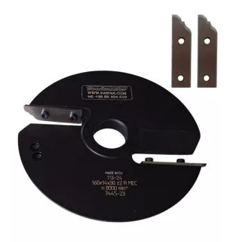   Abplatt-Messerkopf 160x14x55x30mm, Z2, Schnellarbeitsstahl (HSS), R (recht, oben), no.6R