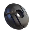 Abplatt-Messerkopf mit Vorschneidern, 180x30x65x30mm, Z2 V2, HSS, L (links, unten)