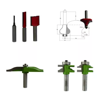 Oberfräser und Bohrer